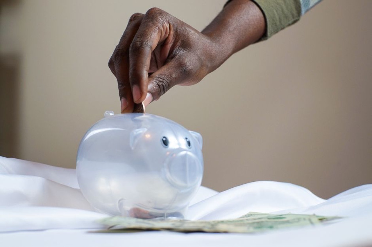 Two Mountains Funeral Cover Piggy bank savings