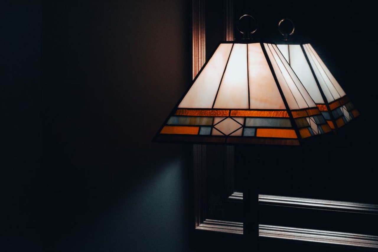 Stained glass light