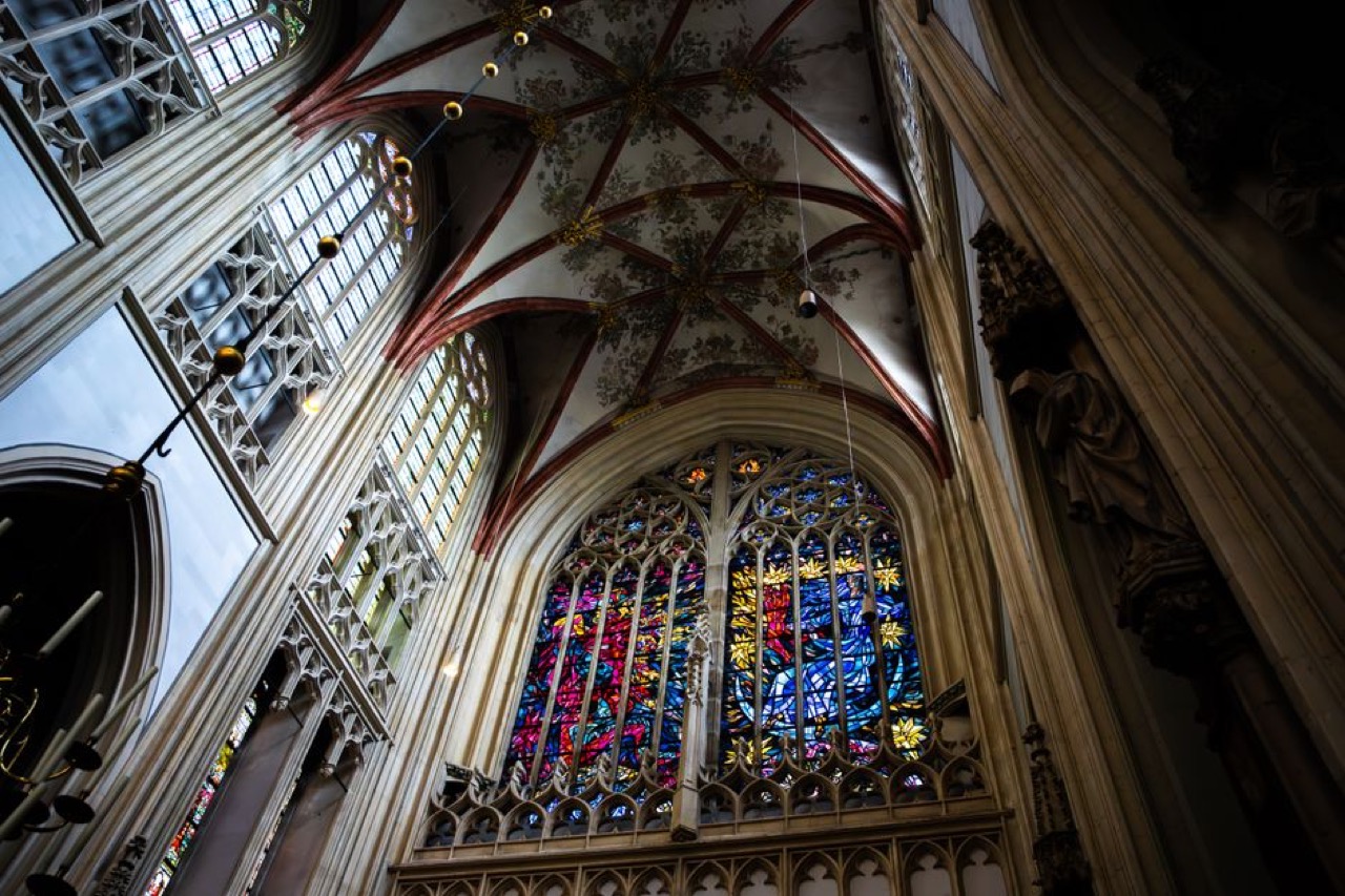 Stained glass light