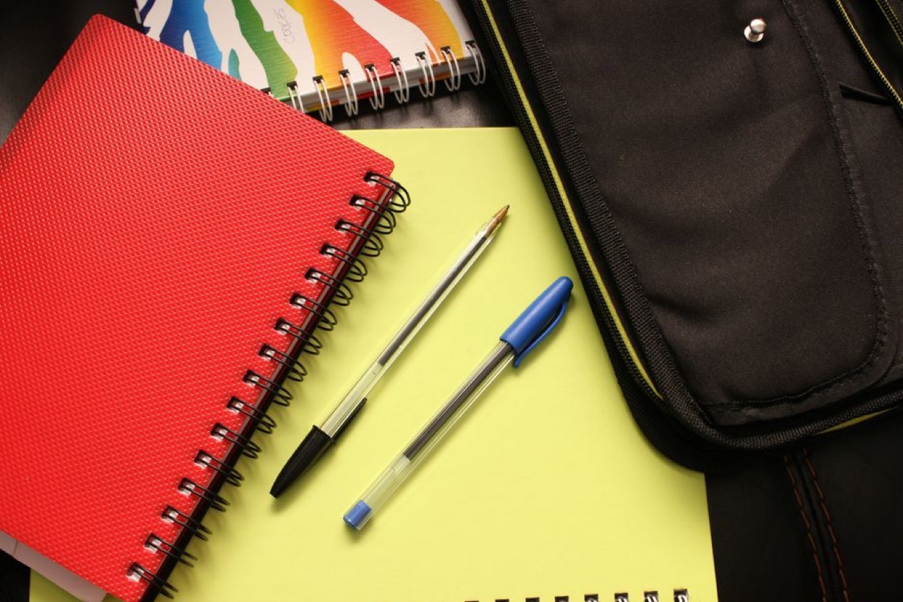 Open notebook pen