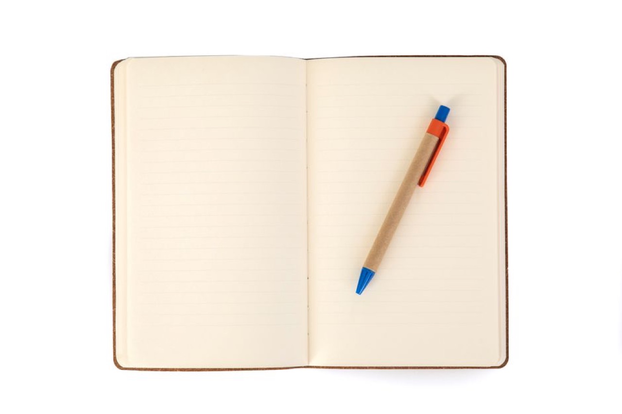 Thank you messages after a funeral Open notebook pen